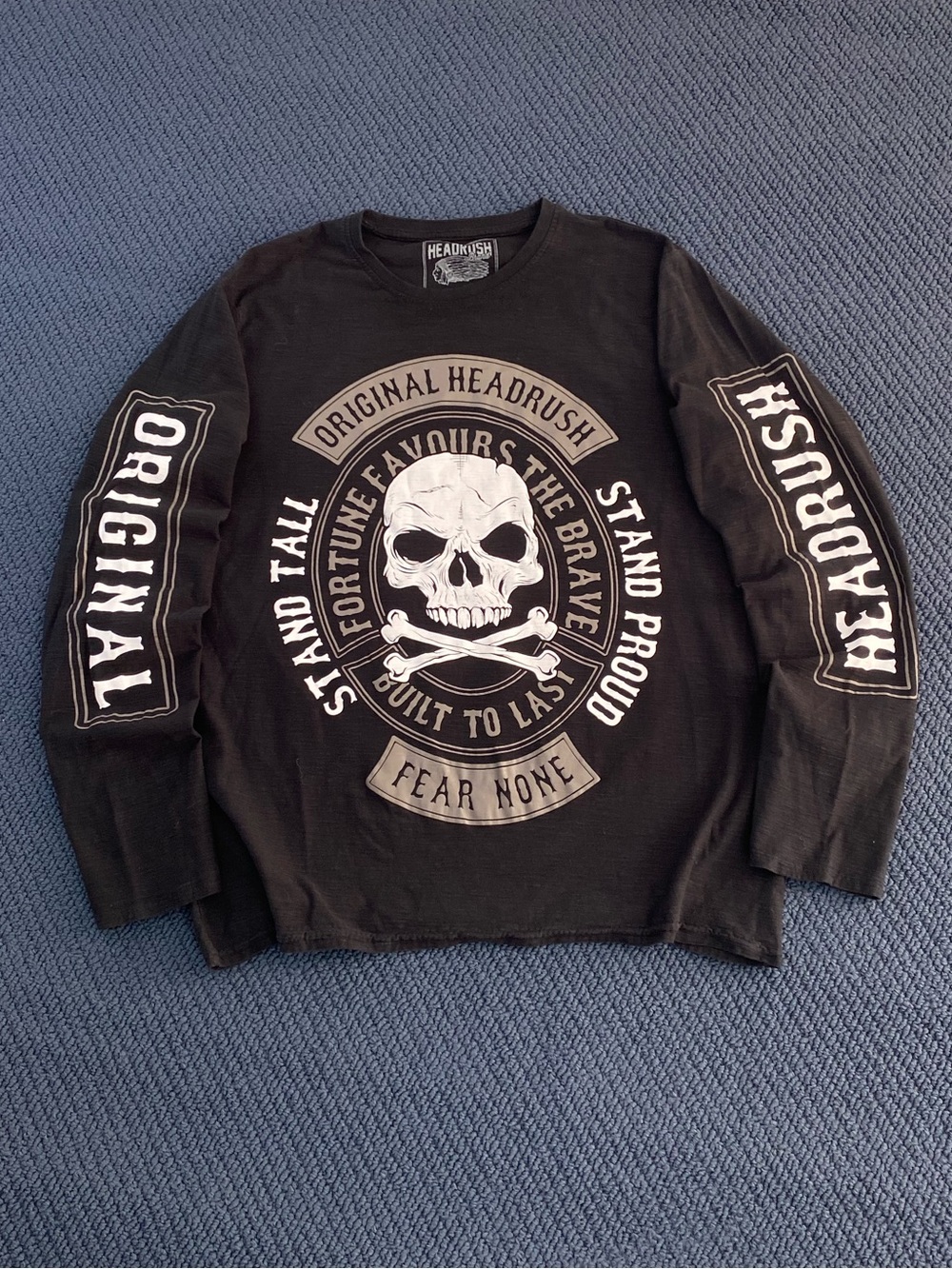 Y2k Headrush Skull Longsleeve